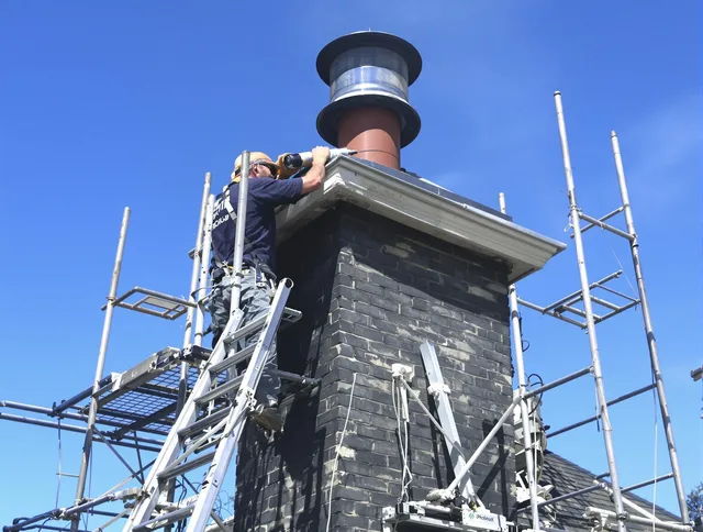 Sturdy chimney crown finished by Rocky River Chimney Sweep in Rocky River, OH