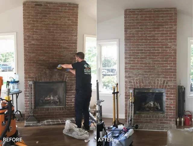 Finished chimney sweeping service by Rocky River Chimney Sweep in Rocky River, OH